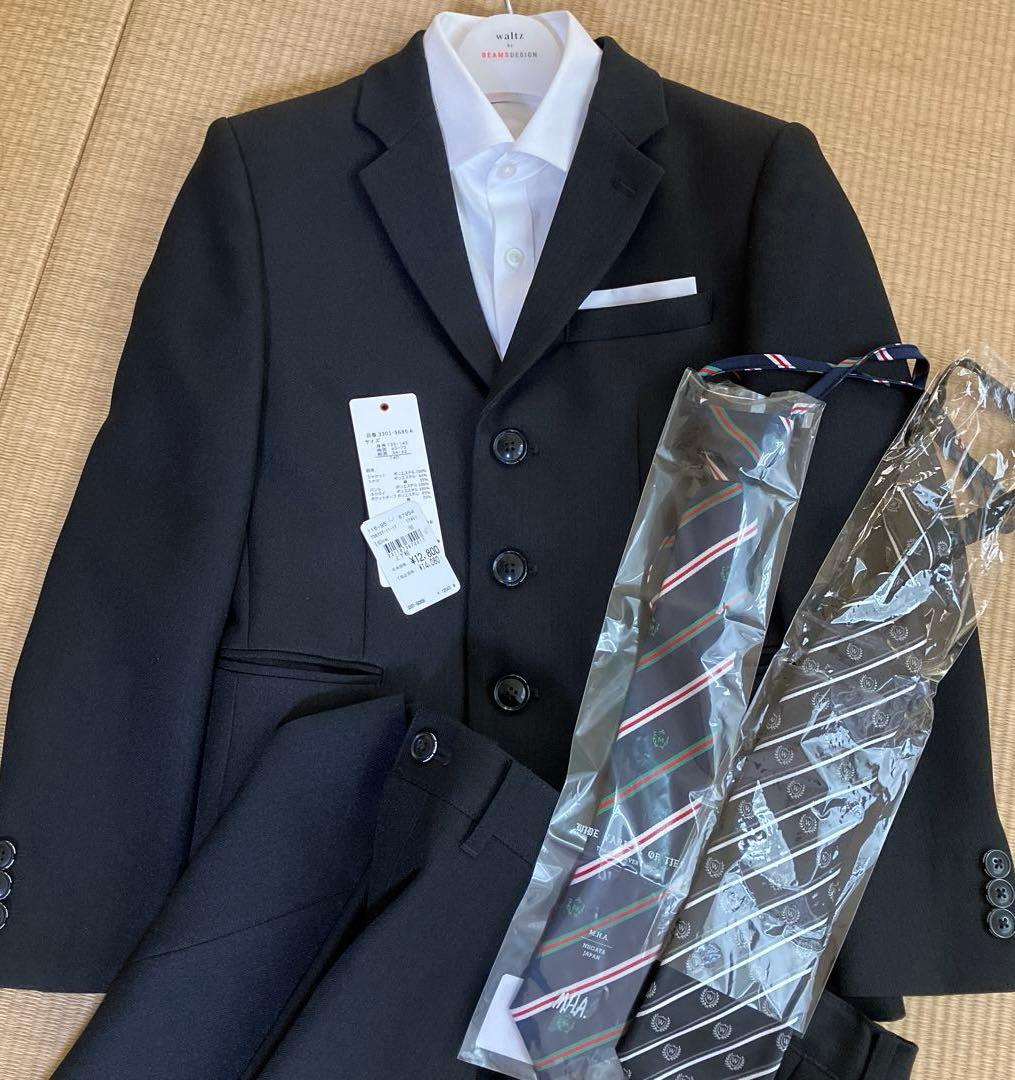 waltz by BEAMS DESIGN 男子スーツ140 黒　5点セット