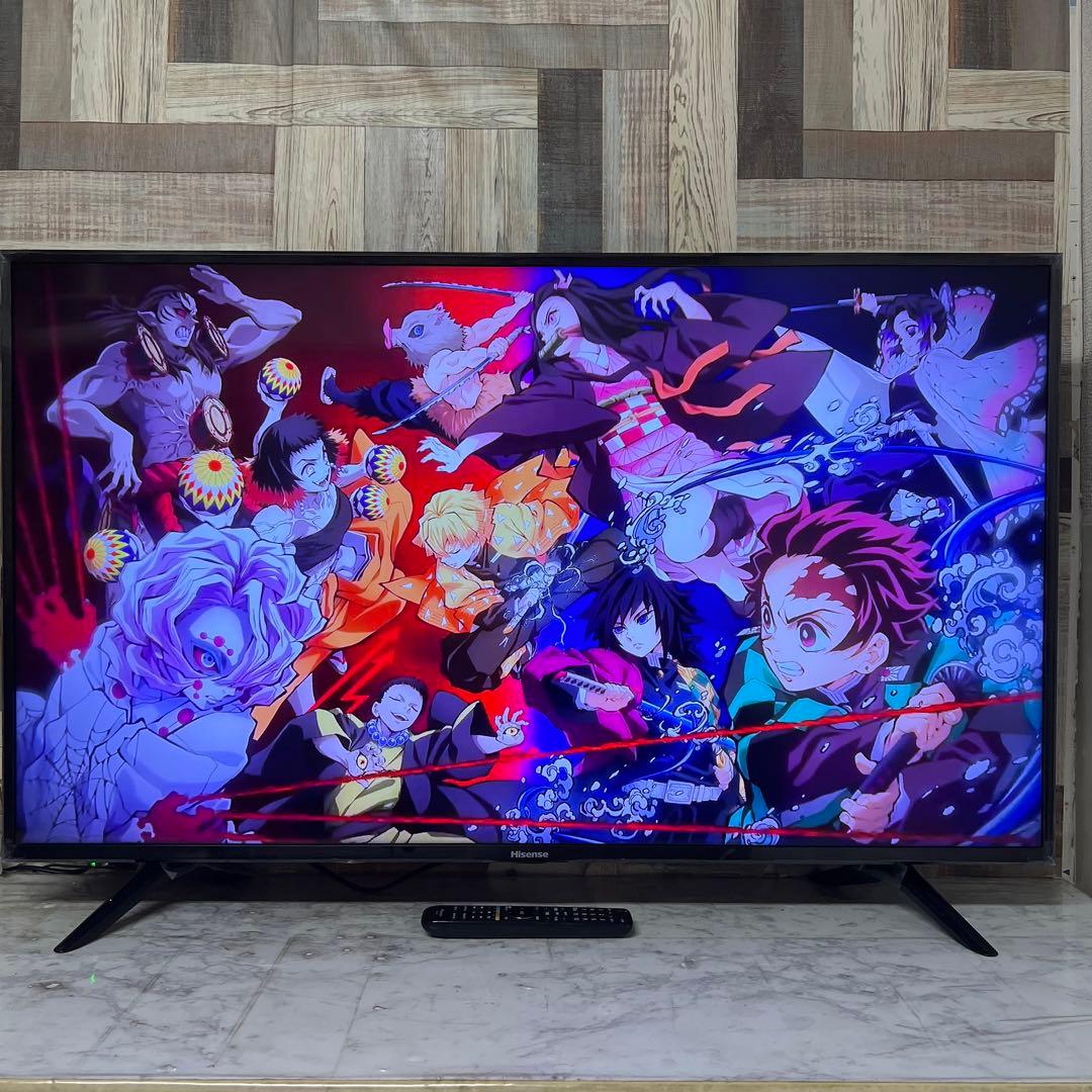 即日受渡❣️全国送料込ハイセンスHisense4k50V型外付HDD裏録画対応