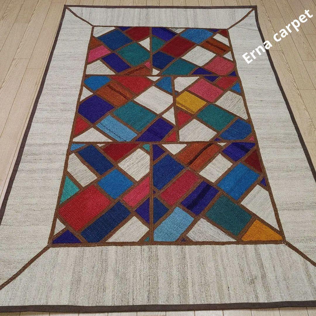 ペルシャ　ラグ　新品　手織り Shiraz ニューブランド 157x106cm