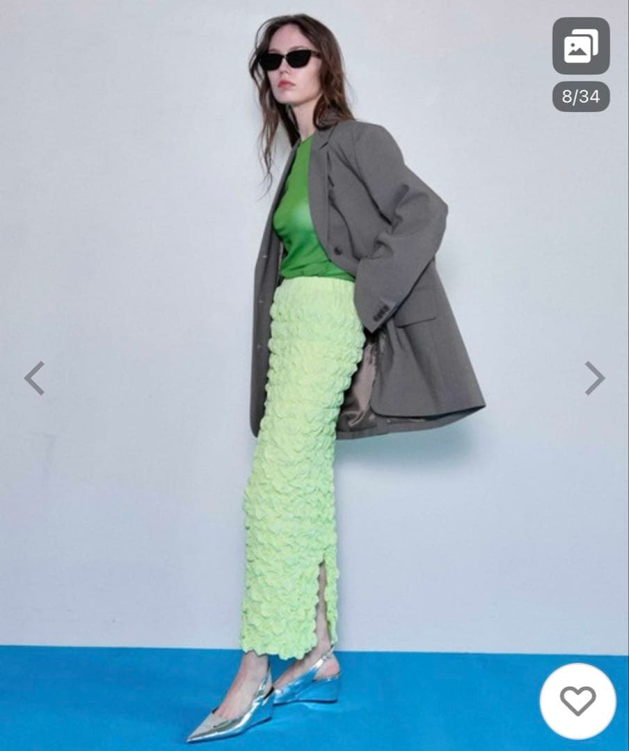 メゾンスペシャル　シングルボタンオーバージャケット