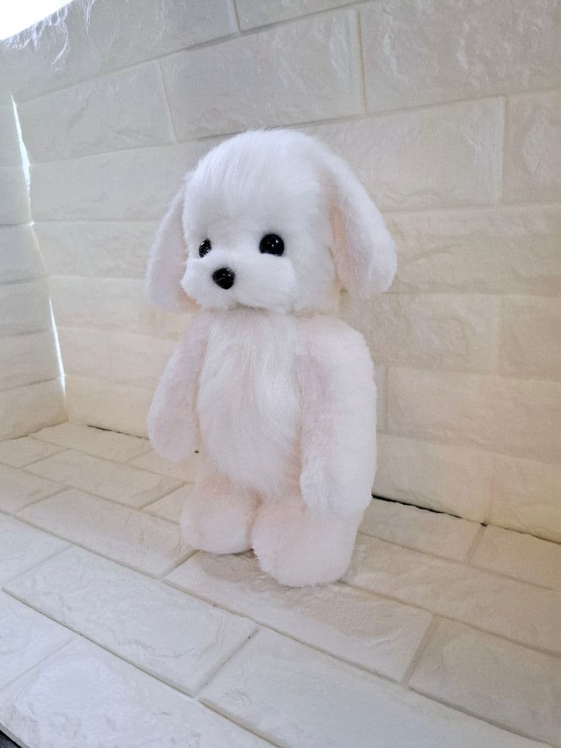 2.ぬいぐるみ、テディマルチーズ、犬、ハンドメイド、オリジナル、抱きしめられる.