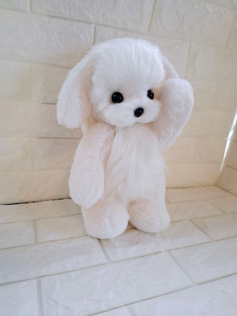 2.ぬいぐるみ、テディマルチーズ、犬、ハンドメイド、オリジナル、抱きしめられる.