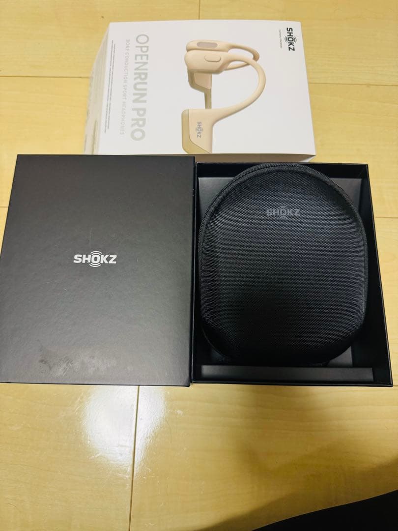 SHOKZ OPENRUN PRO 骨伝導イヤホン ベージュ