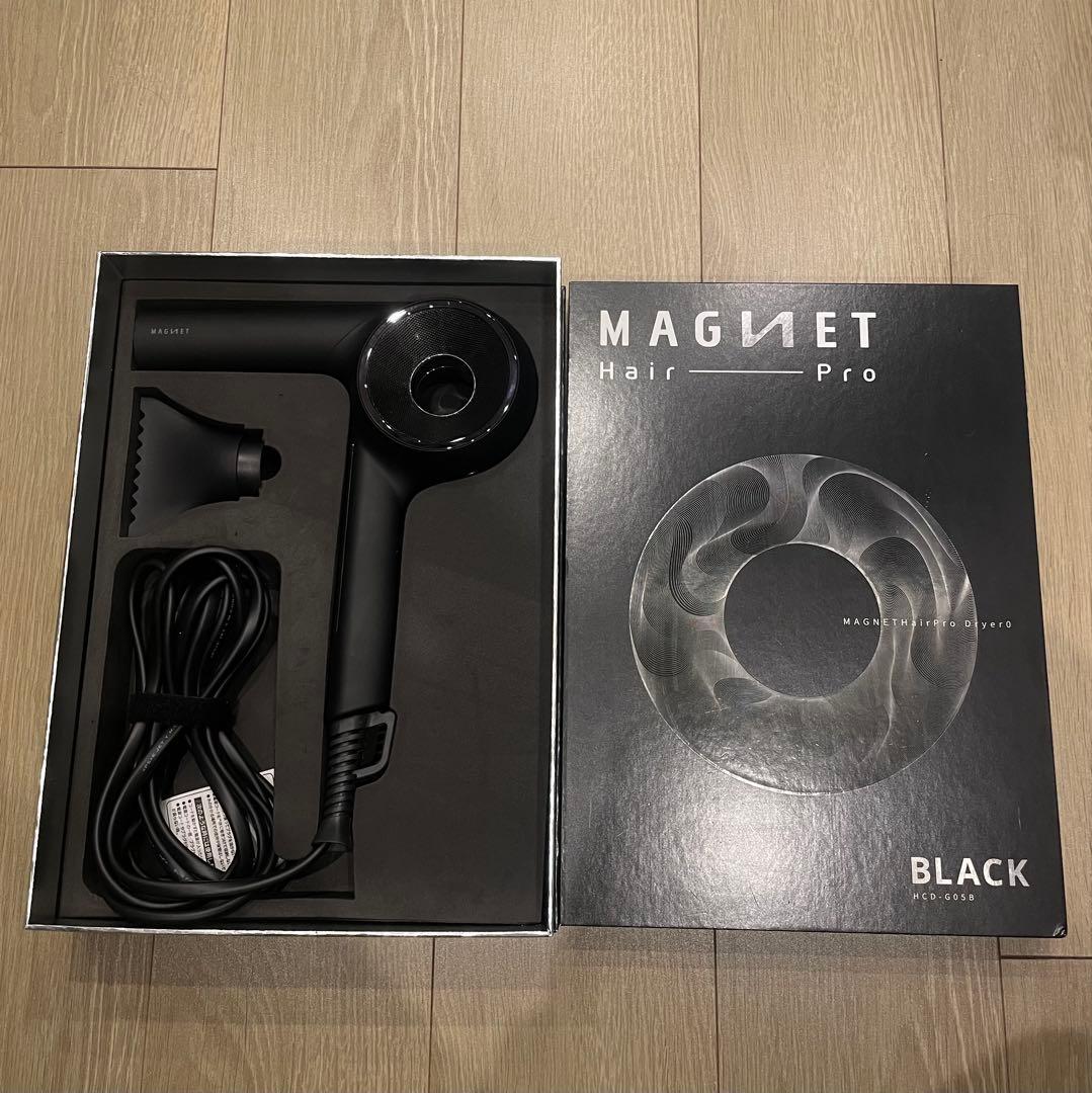 【美品】マグネットヘアプロ ドライヤーゼロ HCD-G05B ブラック