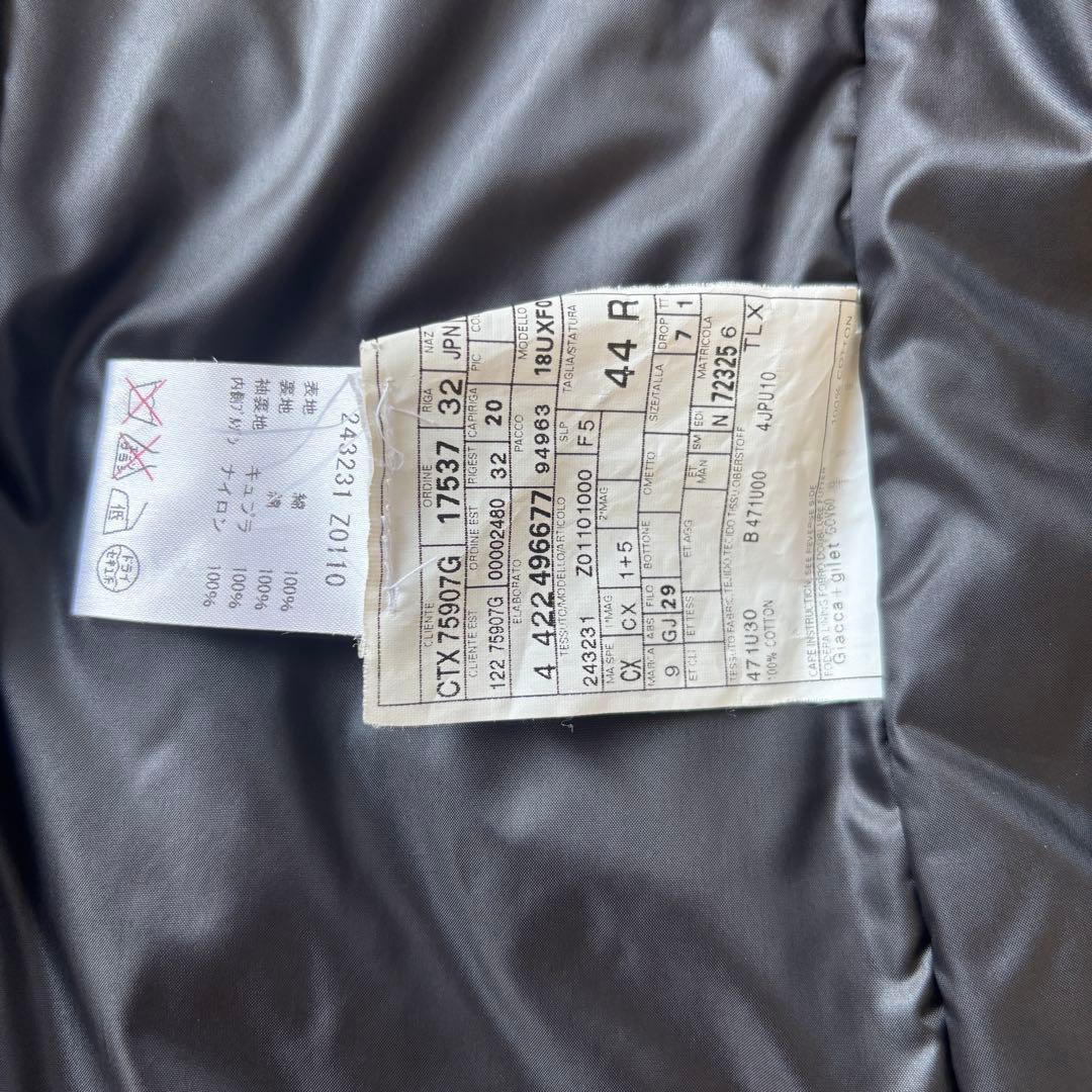 美品グッチGUCCIコーデュロイ テーラードジャケット ブルゾン付シェリーライン