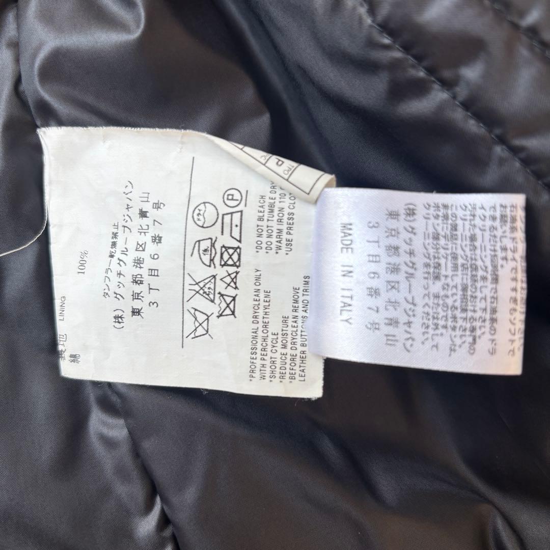 美品グッチGUCCIコーデュロイ テーラードジャケット ブルゾン付シェリーライン