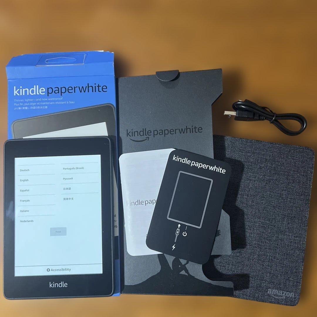 s*9様 Amazon Kindle Paperwhite 本体広告なし+純正ケ