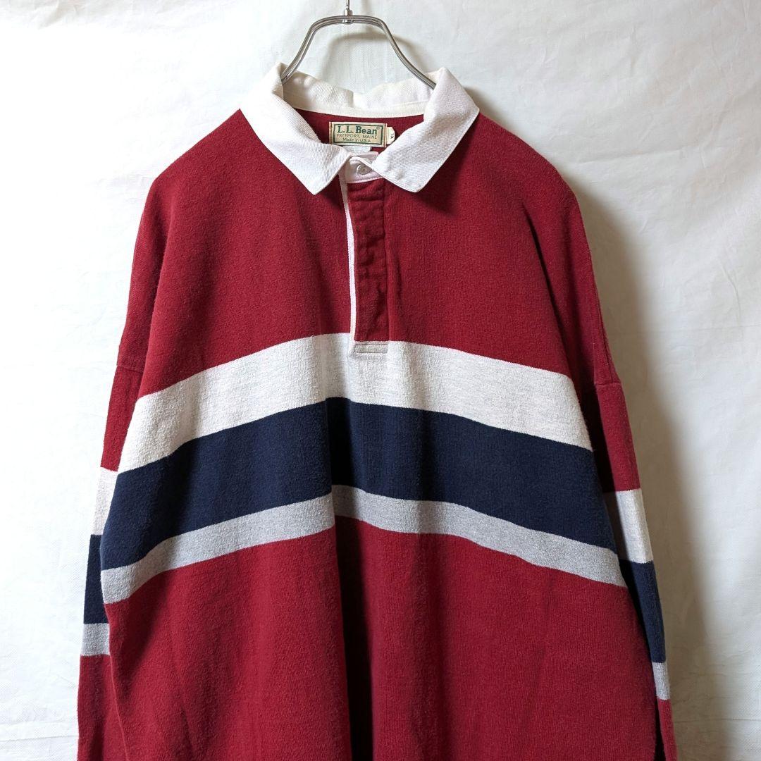 【90s/エルエルビーン/USA製】ラガーシャツ 常田大希着用 e079