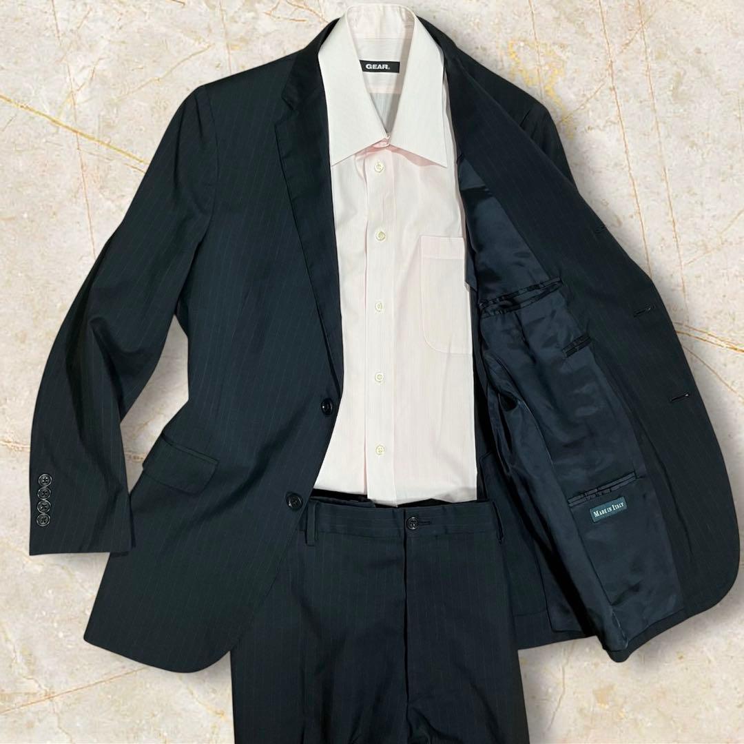 ネイビー ポロラルフローレン イタリア製 スーツ セットアップ