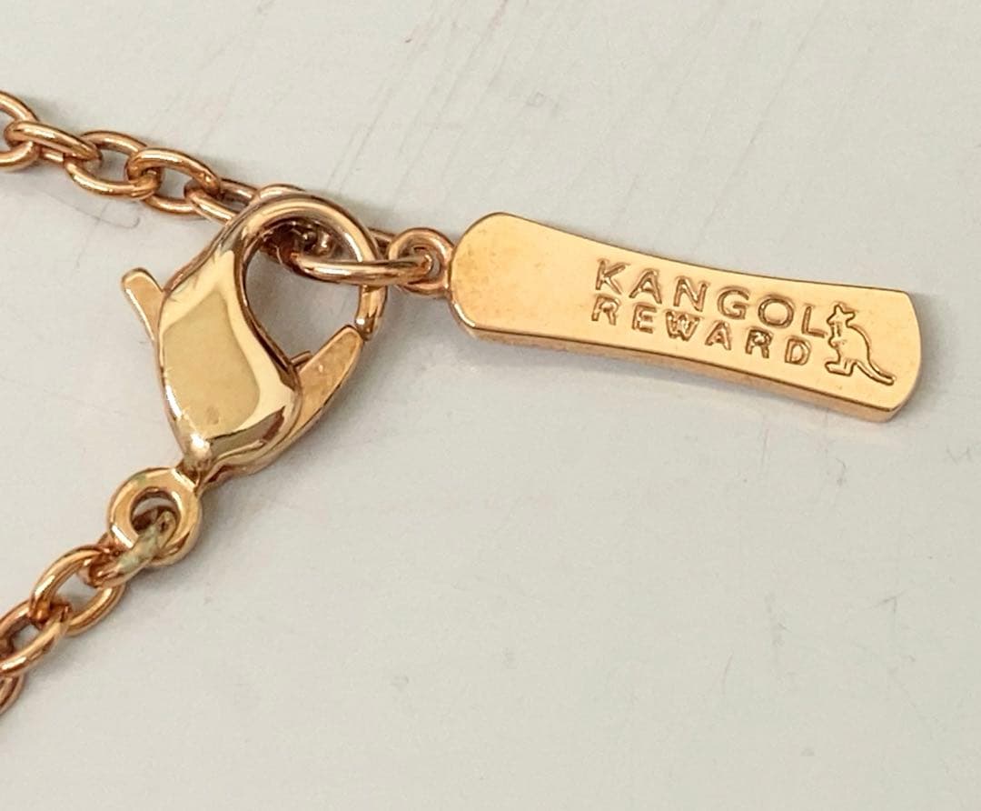 RAN×KANGOL REWARDコラボネックレス　ゴールド