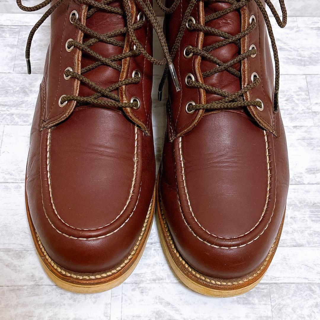 80’s✨Chippewa 黒タグ 刺繍タグ モックトゥ USA製 27cm