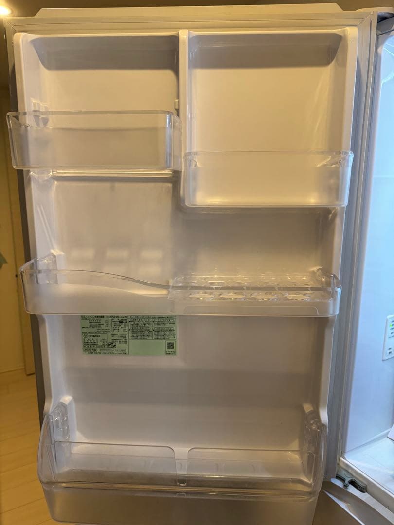 HITACHI 冷蔵庫 470L 左開き　R-HWS47NL