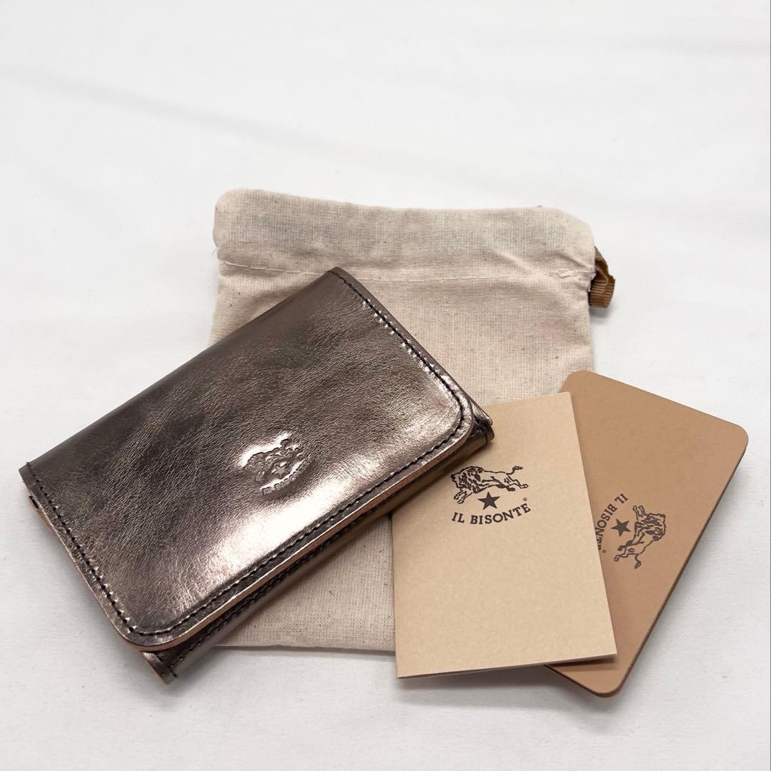 【新品未使用】イルビゾンテ カードケース ☆BRONZE ブロンズ☆