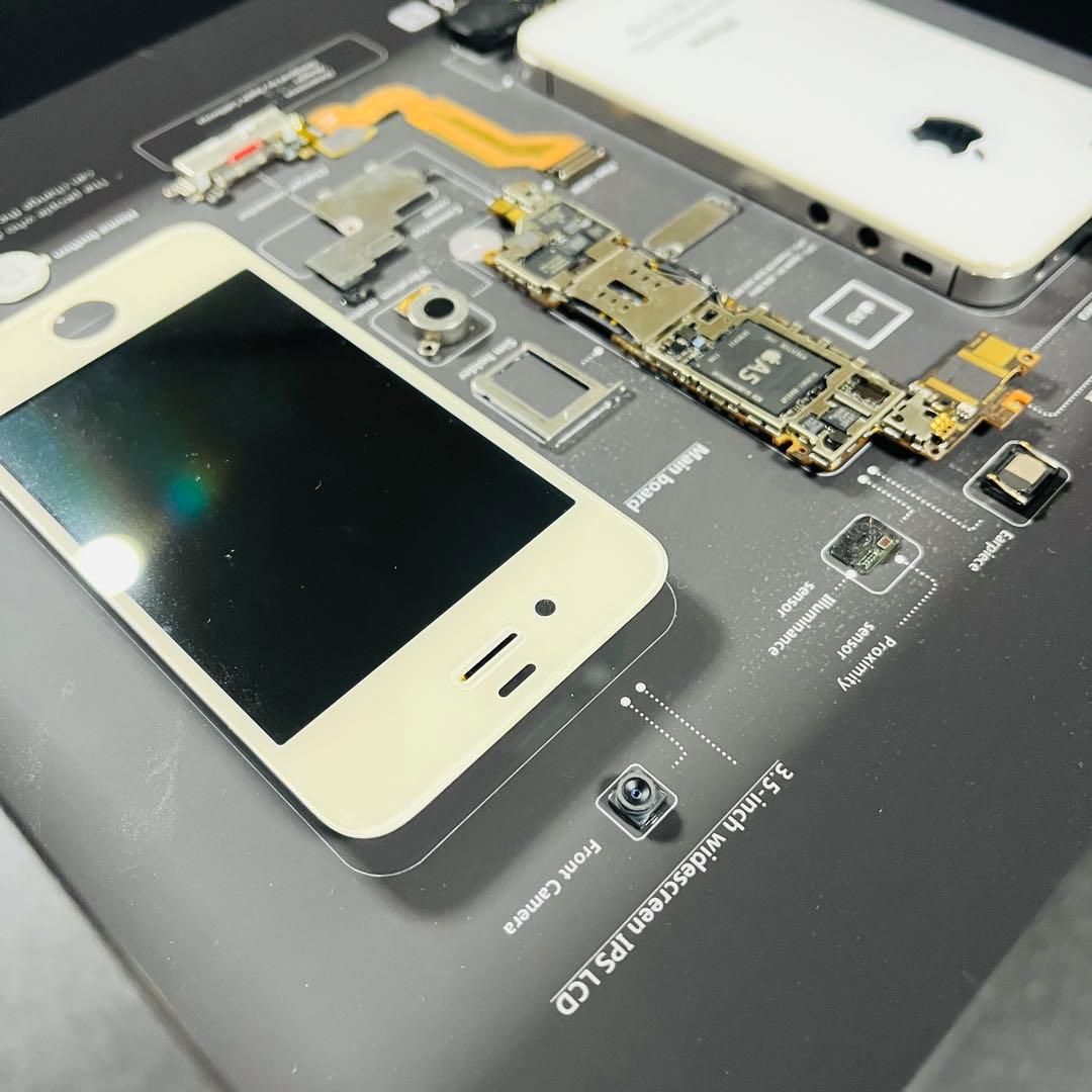 iPhone 4s White 標本アート ボックスフレーム仕様 (スクエアS)