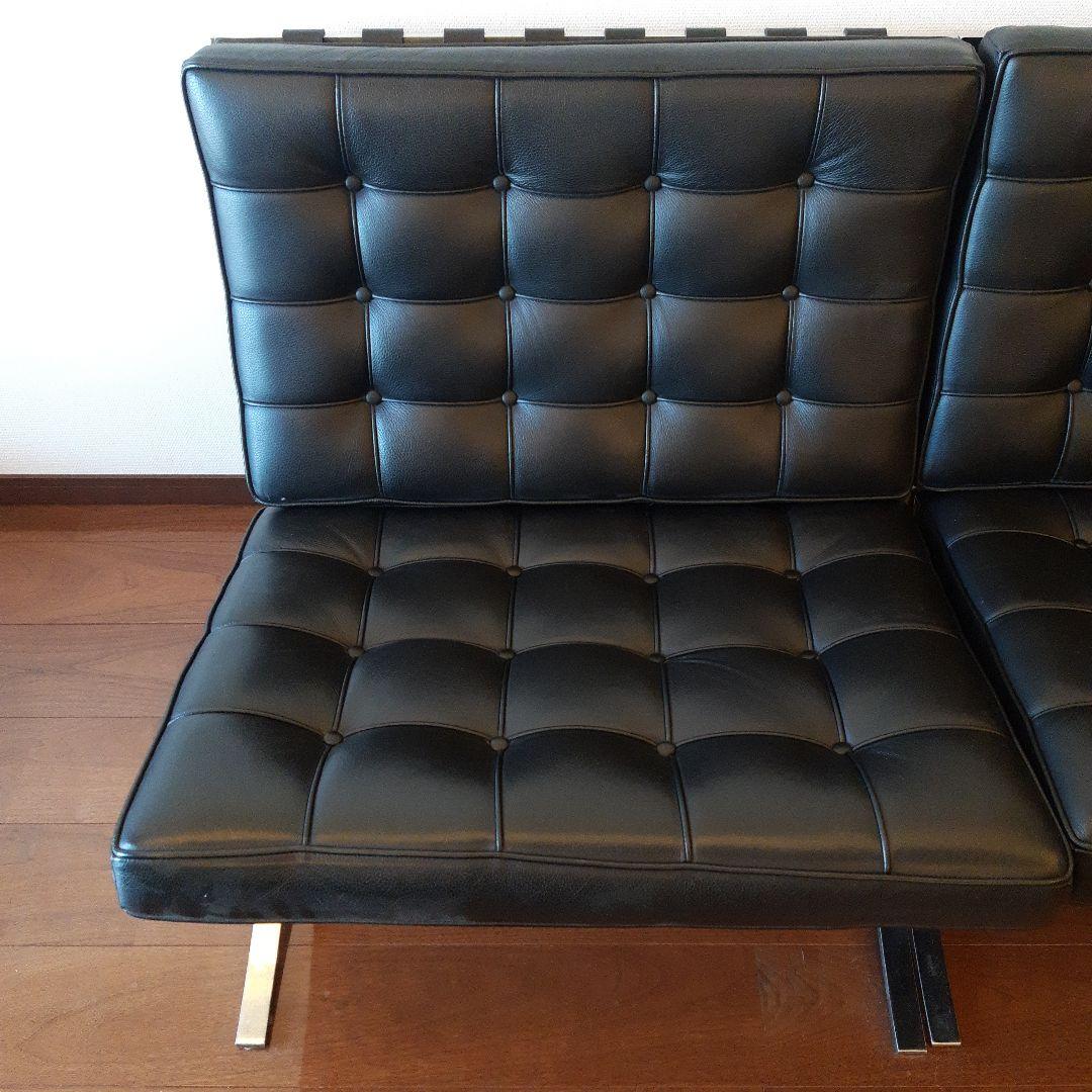 バルセロナチェア　リプロダクト品　本革　セット販売