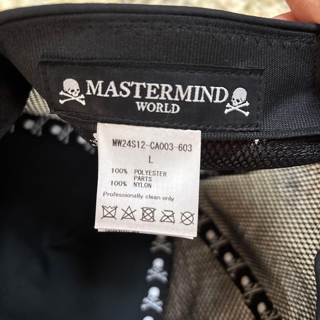 MASTERMIND WORLD ブラックキャップ L(新品、未使用品)