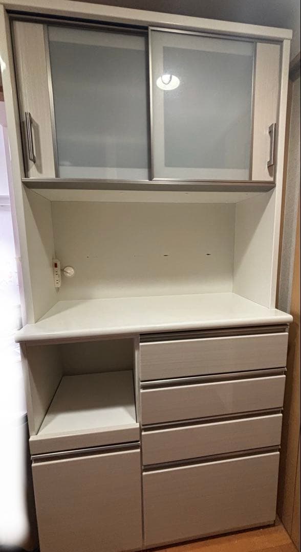 【けいたん】ニトリ キッチンボード 食器棚　Nポスティア100KB