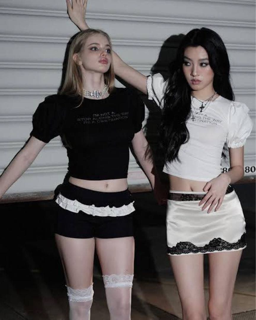 ANDWANG Frill belt mini pants コンビニ支払い❌