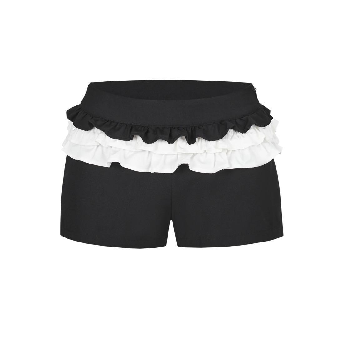 ANDWANG Frill belt mini pants コンビニ支払い❌