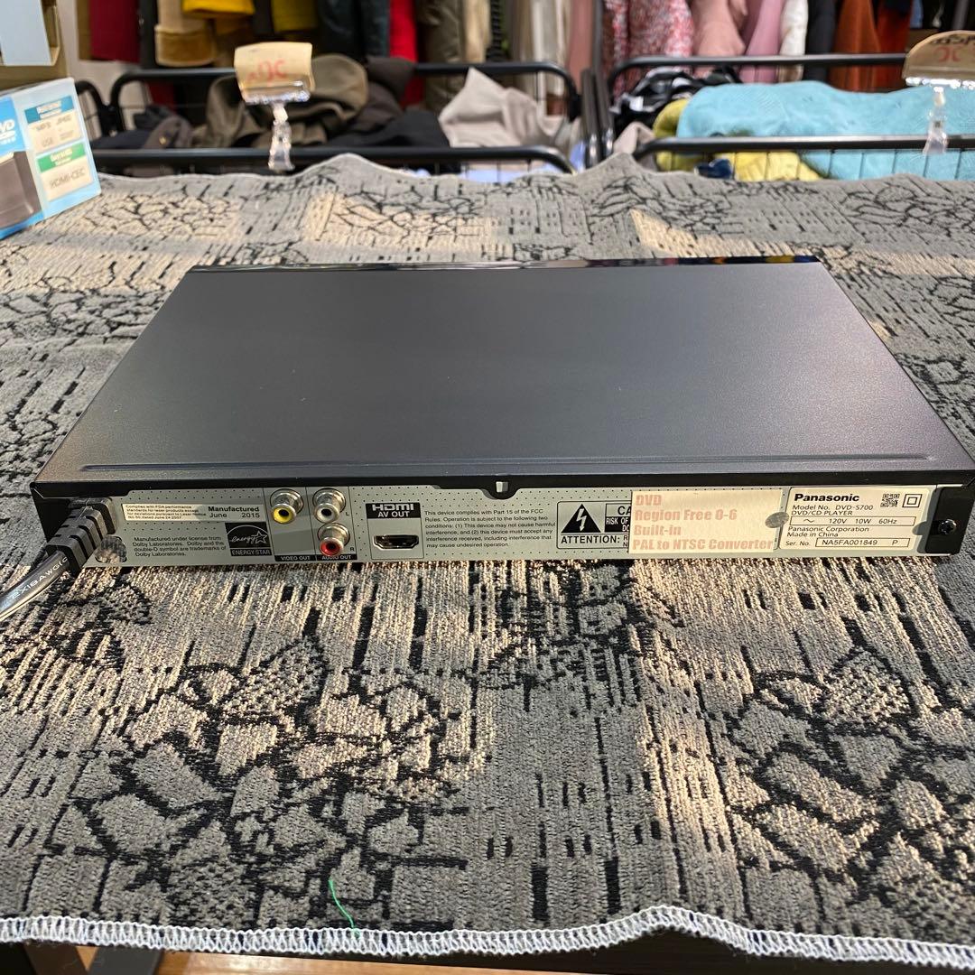 Panasonic リージョンフリー　DVDプレーヤー　dvd s700p