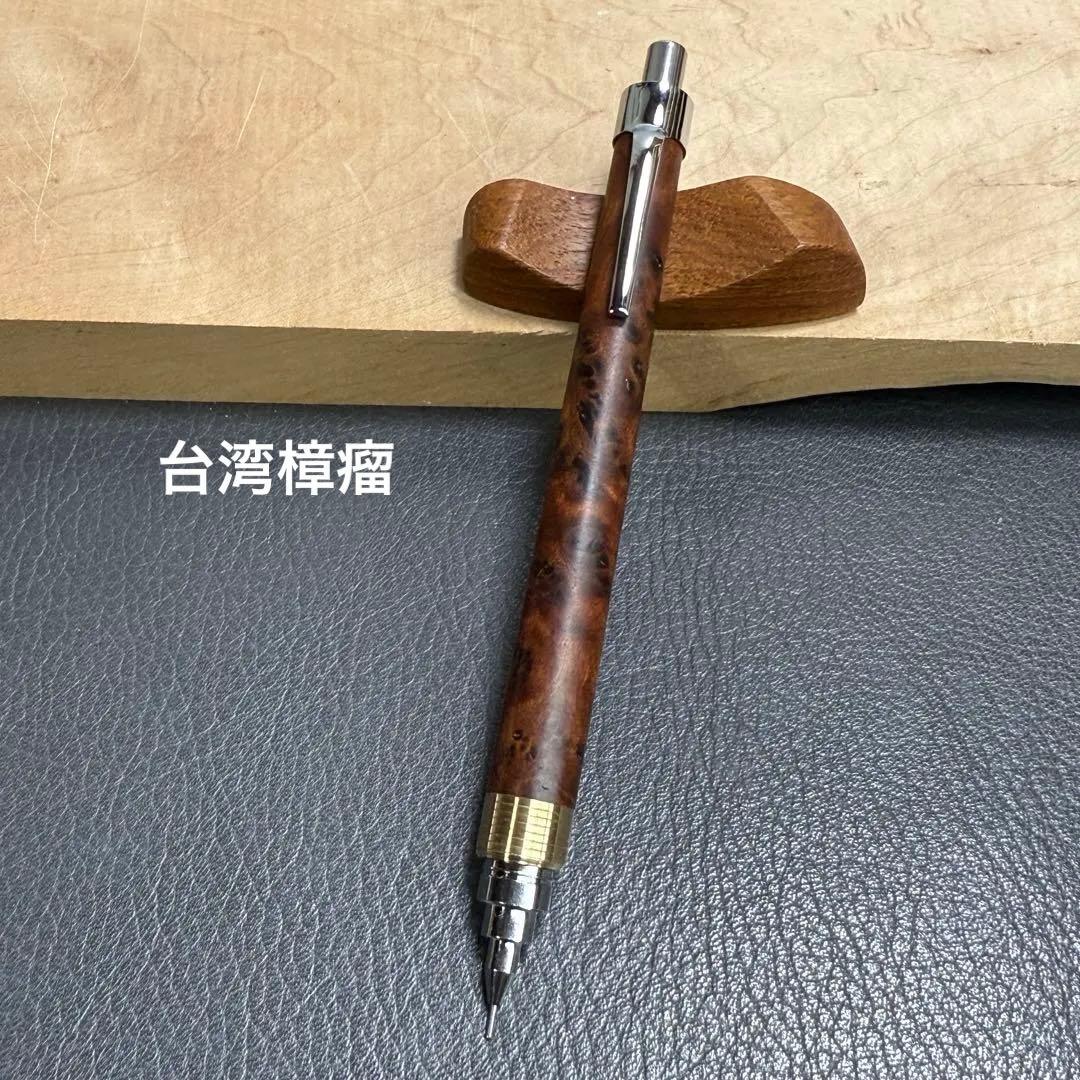 hone194台湾樟葡萄杢　瘤　最強低重心　溝付き　真鍮　瘤の欠け多い