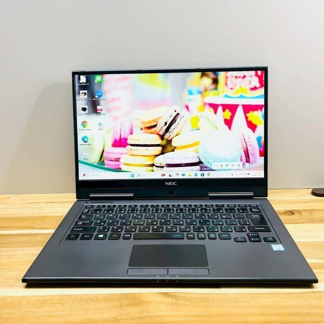 8世代✨Windows11✨フルHD✨SSD256GB✨NECノートパソコン