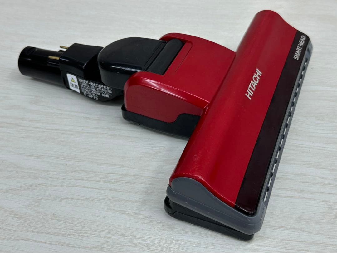 赤　日立　掃除機　中古　綺麗　 動作保証 D-DP15 パワーヘッド　回転ブラシ