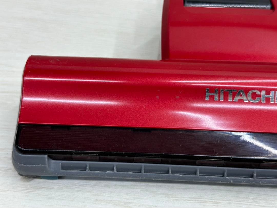 赤　日立　掃除機　中古　綺麗　 動作保証 D-DP15 パワーヘッド　回転ブラシ