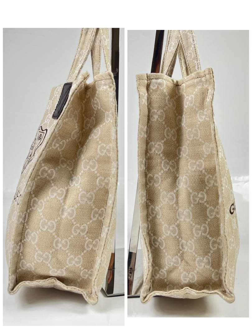 【極美品】　グッチ　バック　バッグ　トートバッグ　GG柄 レディース