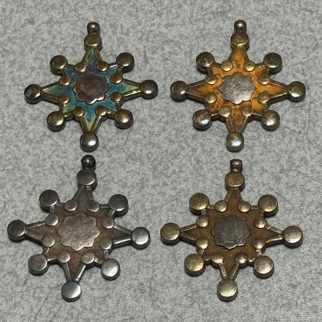 勲七等・勲八等瑞宝章 4個セット 純銀製