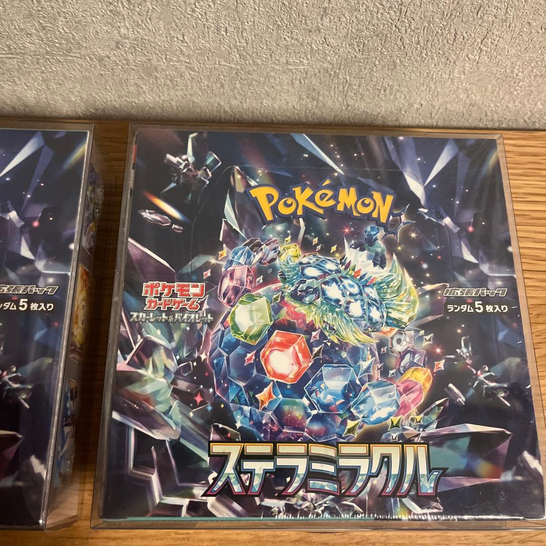 ポケカ　ステラミラクル　未開封BOX　シュリンク付