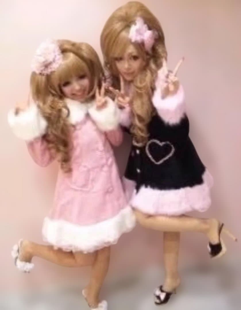 ラパフェ　La♡Pafait　ファー付きハートポケットコート