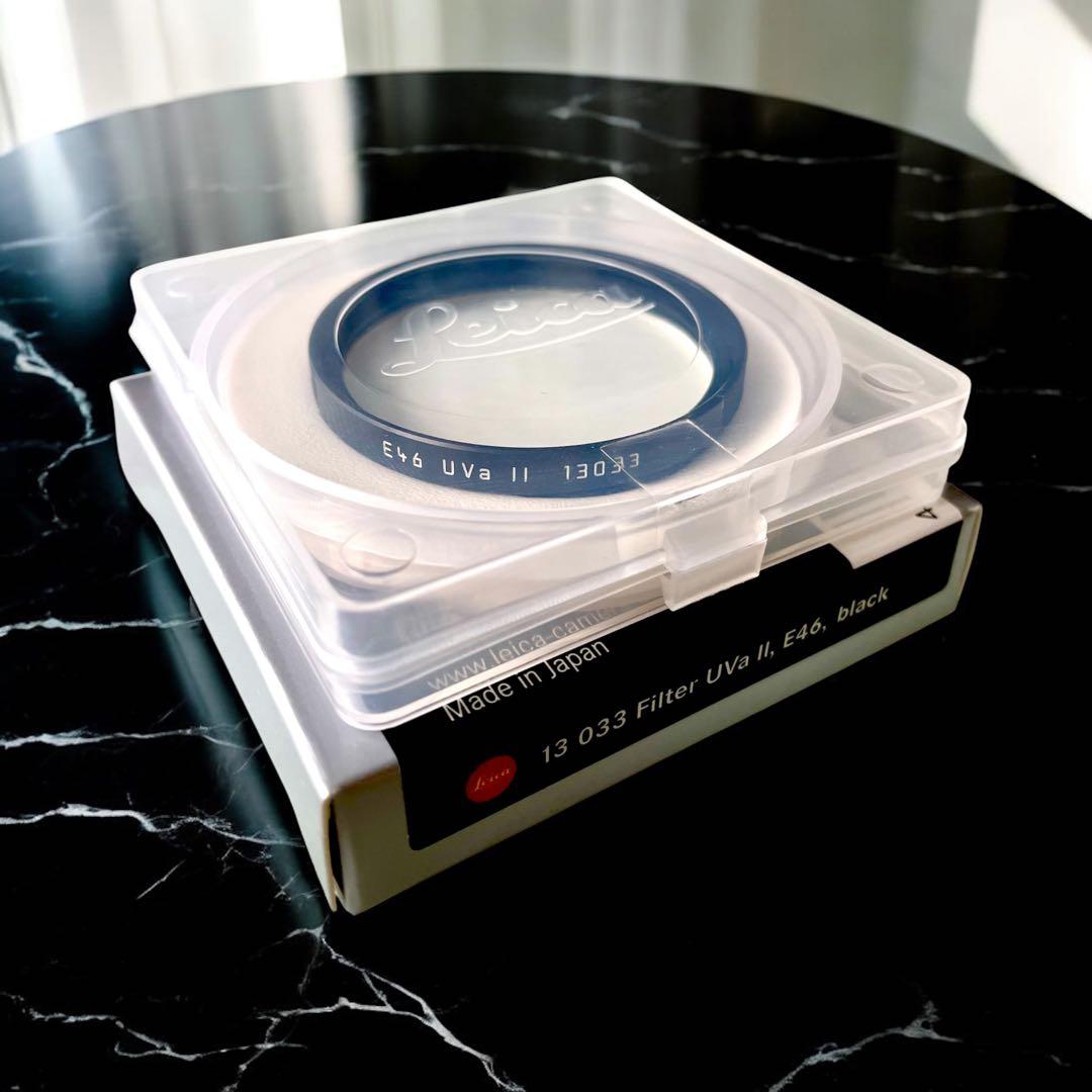 【新品】ライカ E46 II ブラック UV フィルター Leica LEICA