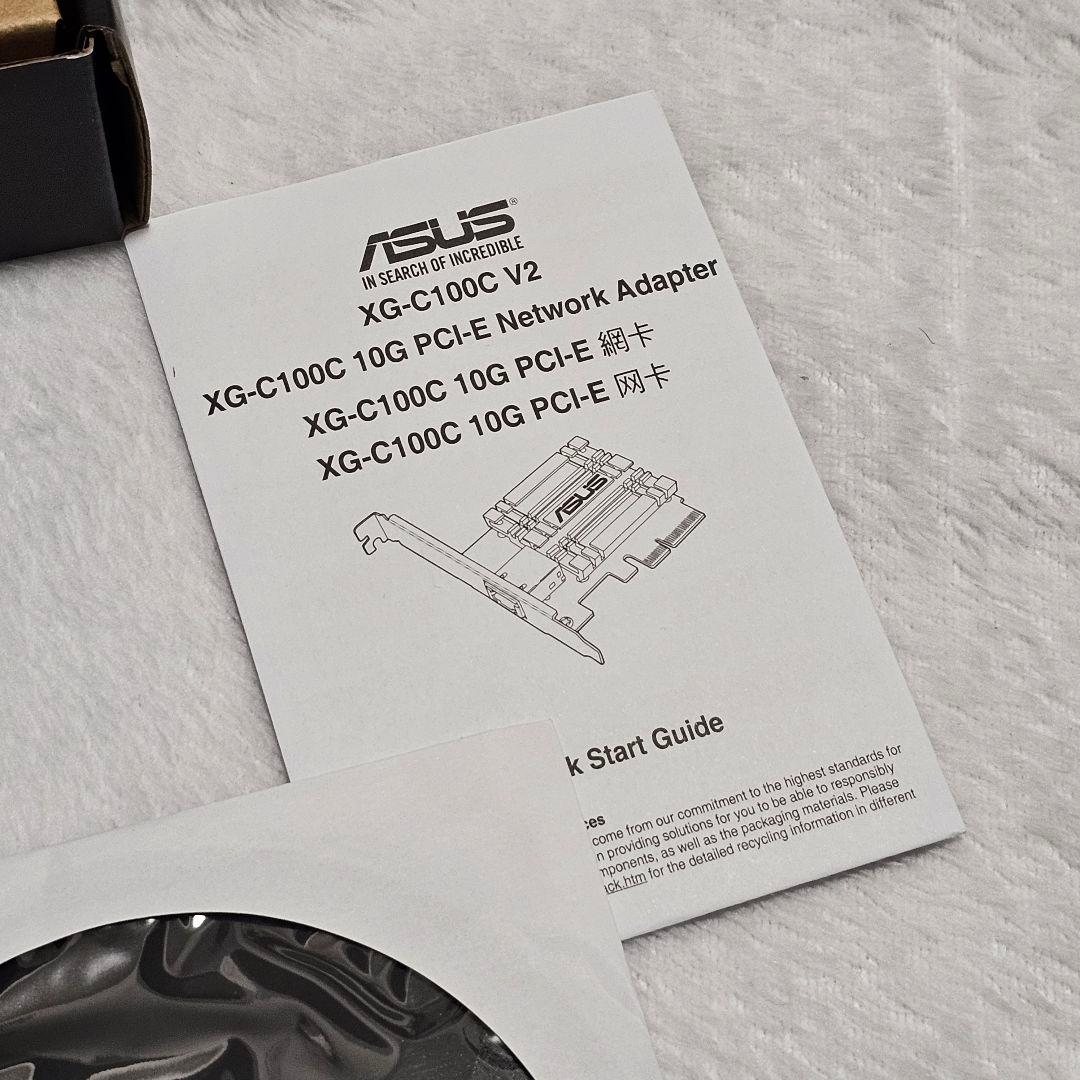 ASUS XG-C100C 10ギガネットワーク対応 LANカード