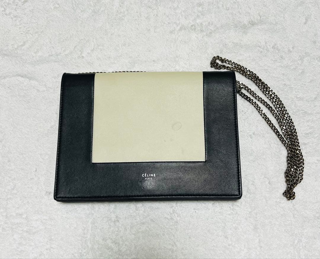 CÉLINE 2wayクラッチバッグ ブラック/ホワイト
