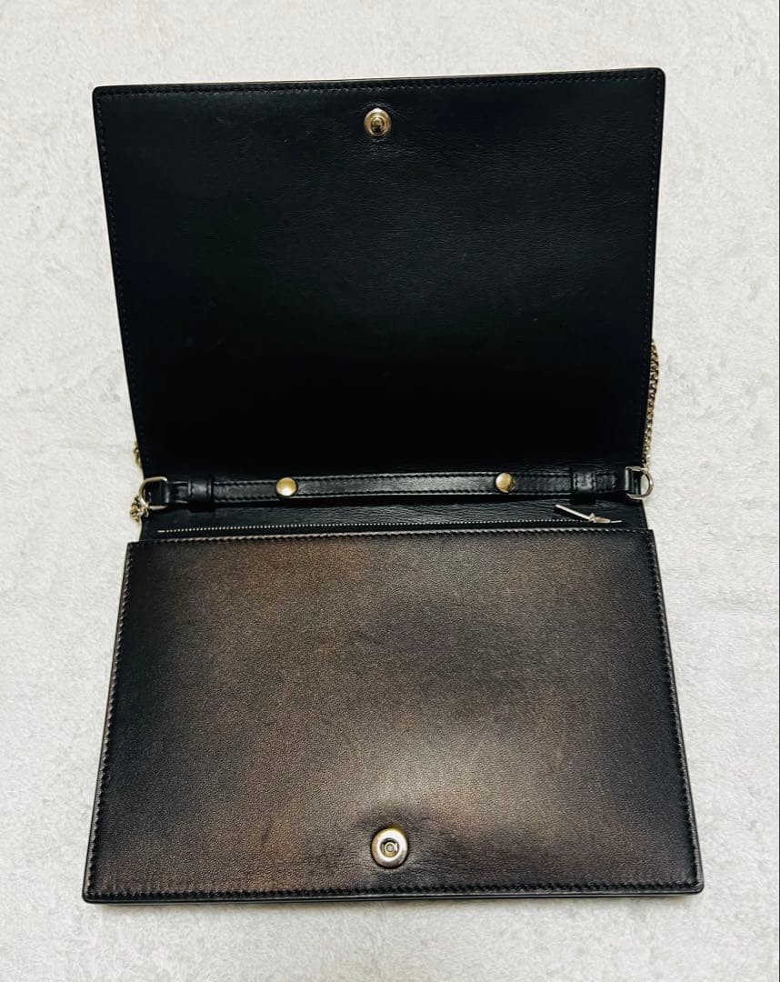 CÉLINE 2wayクラッチバッグ ブラック/ホワイト