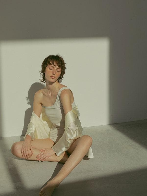 新品 ETRE TOKYO サイドタックワンショルダースイムウェア size S