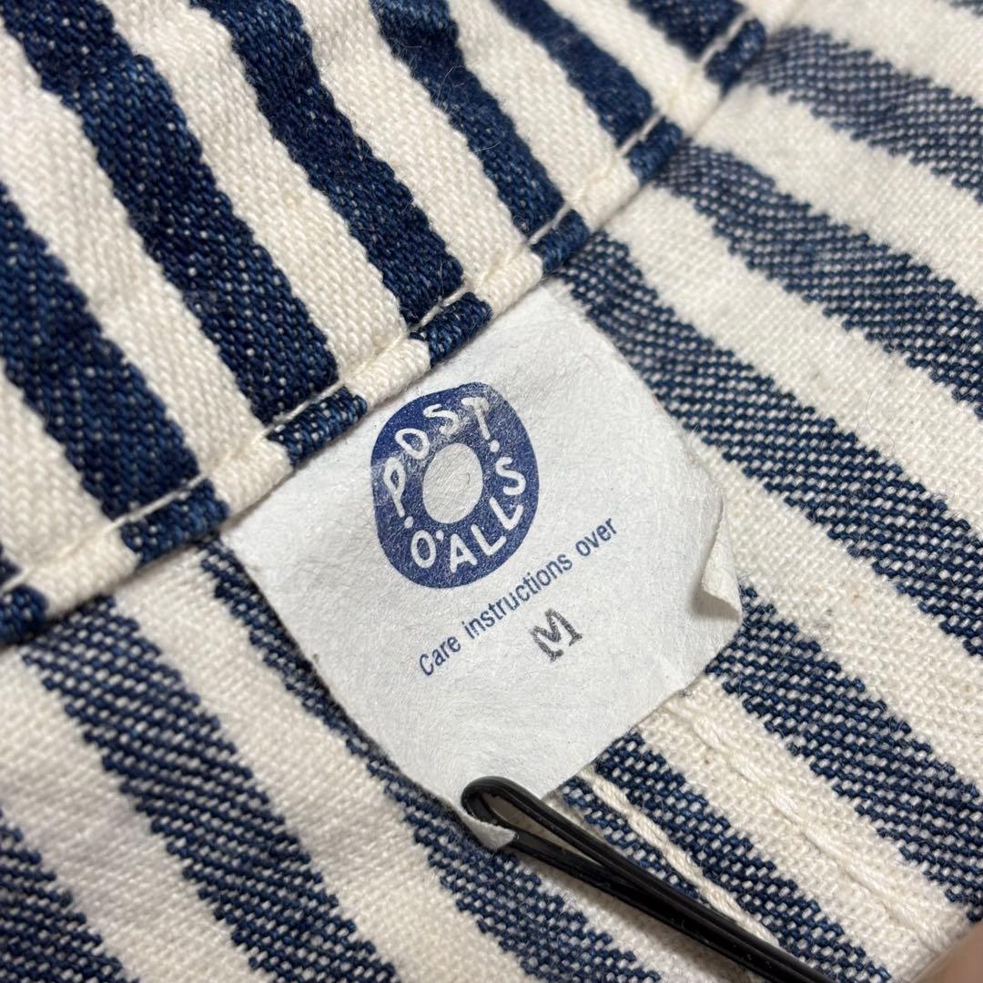 USA製 ポストオーバーオールズ 最初期 カバーオール ヒッコリー M 緑タグ