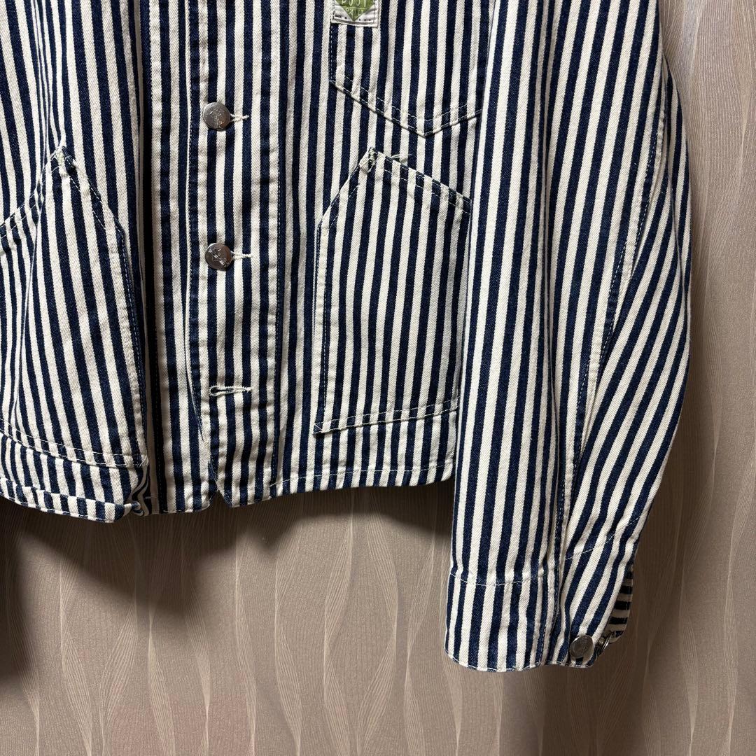 USA製 ポストオーバーオールズ 最初期 カバーオール ヒッコリー M 緑タグ