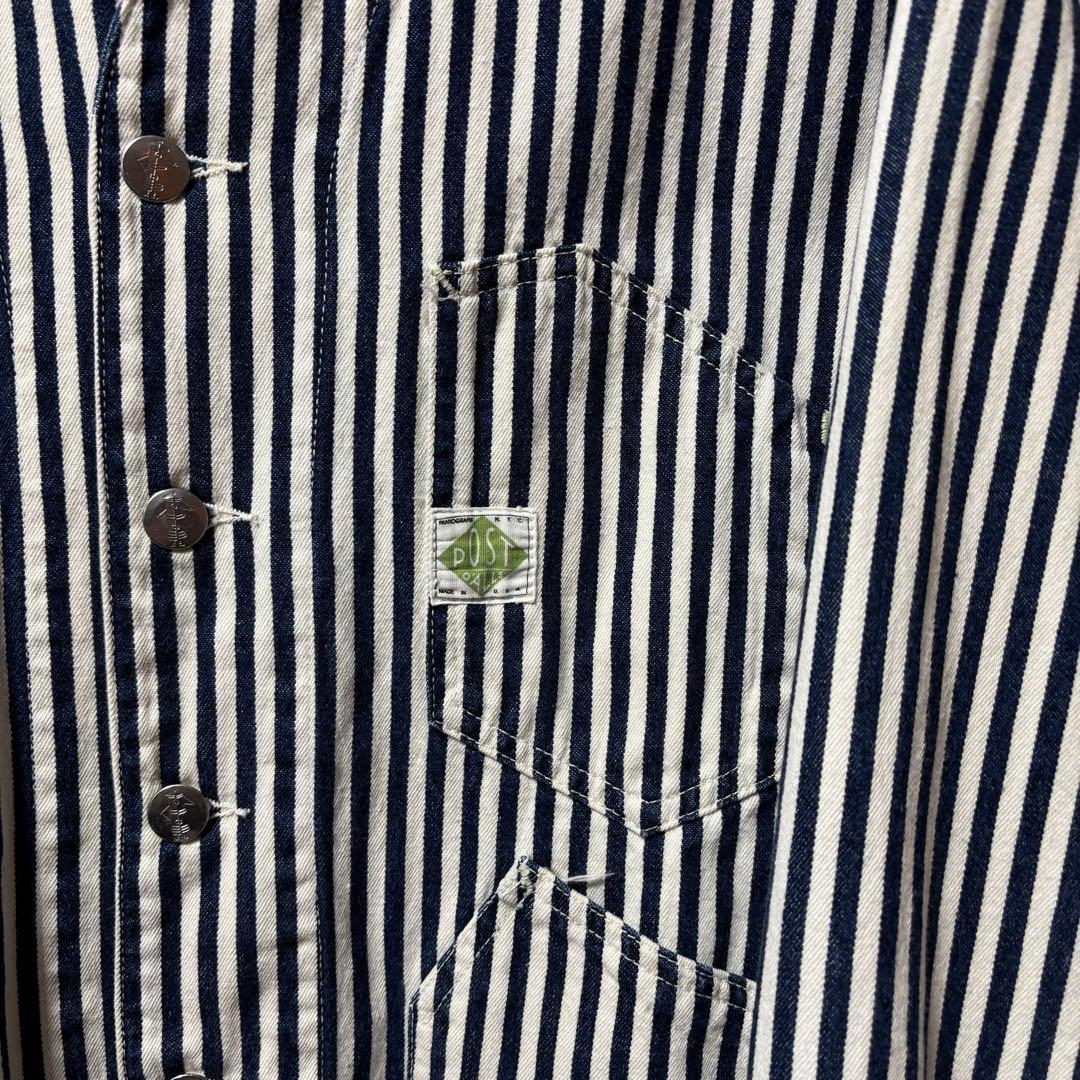 USA製 ポストオーバーオールズ 最初期 カバーオール ヒッコリー M 緑タグ