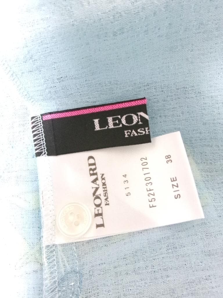 2025年製☆LEONARD　レオナール　ワンピース　38　新品　975594