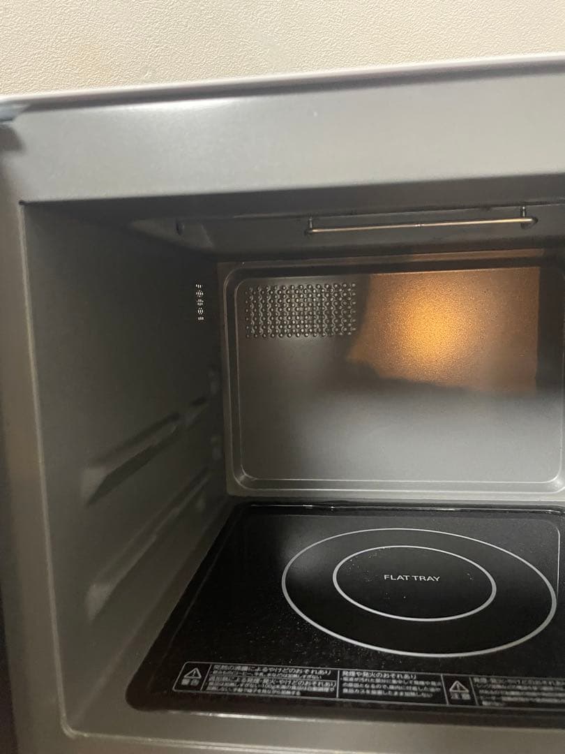 未使用近い　東芝 オーブンレンジ 2022年製　フラット庫内 ホワイト 16L