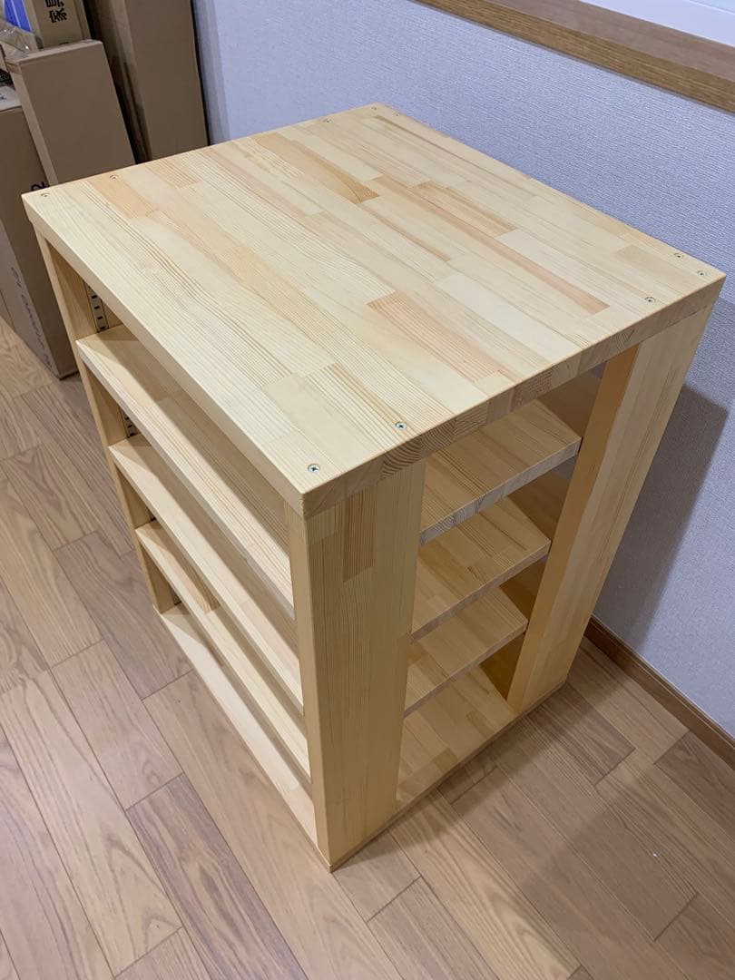 木製 5段オーディオラック　特注品