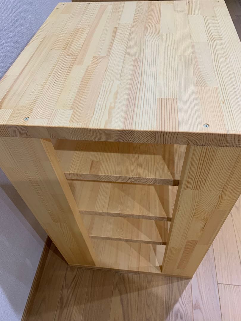 木製 5段オーディオラック　特注品