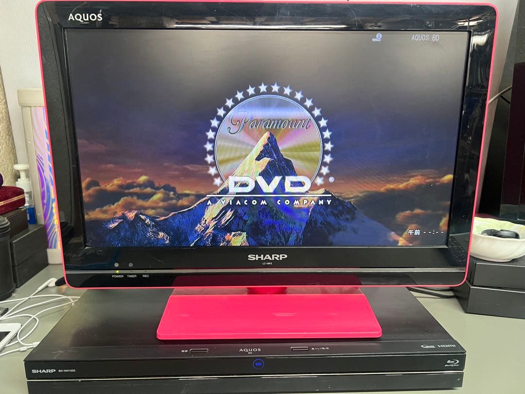 SHARP BD-NW1000 ブルーレイ・レコーダーリモコン付き動作品