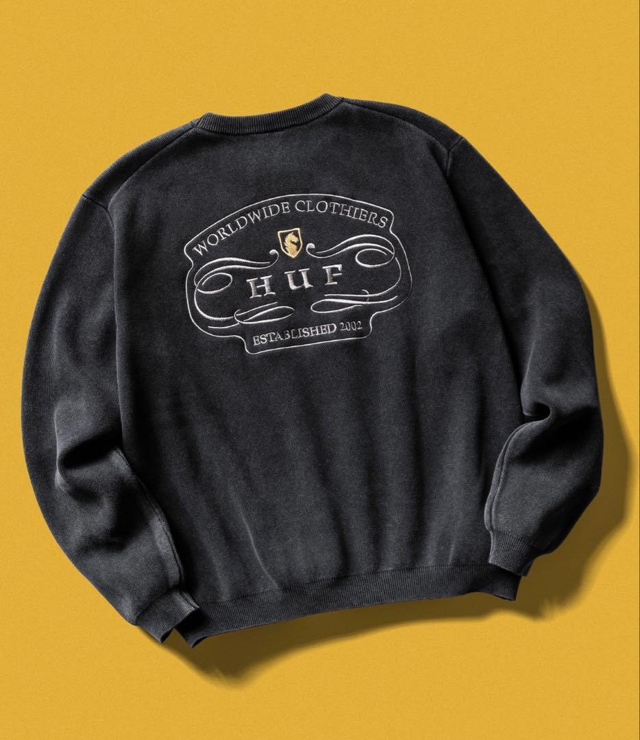 HUF WORLDWIDE CLOTHIERS SWEATERスウェット