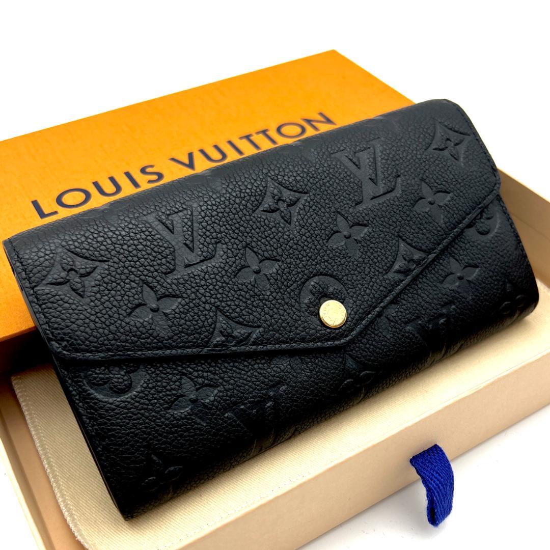 はっちゃん様　ルイヴィトン アンプラント ポルトフォイユ サラ 黒 A774