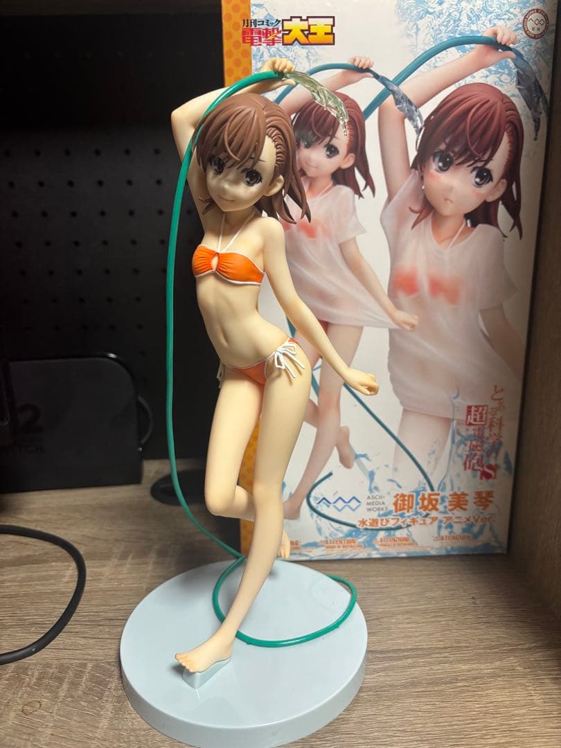 とある科学の超電磁砲S 御坂美琴 水遊びフィギュア アニメVer.