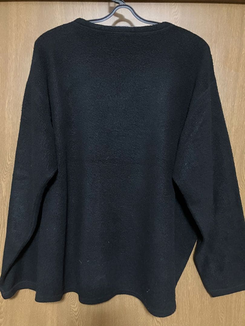 COMOLI シルク フリース クルーネック size1 20AW