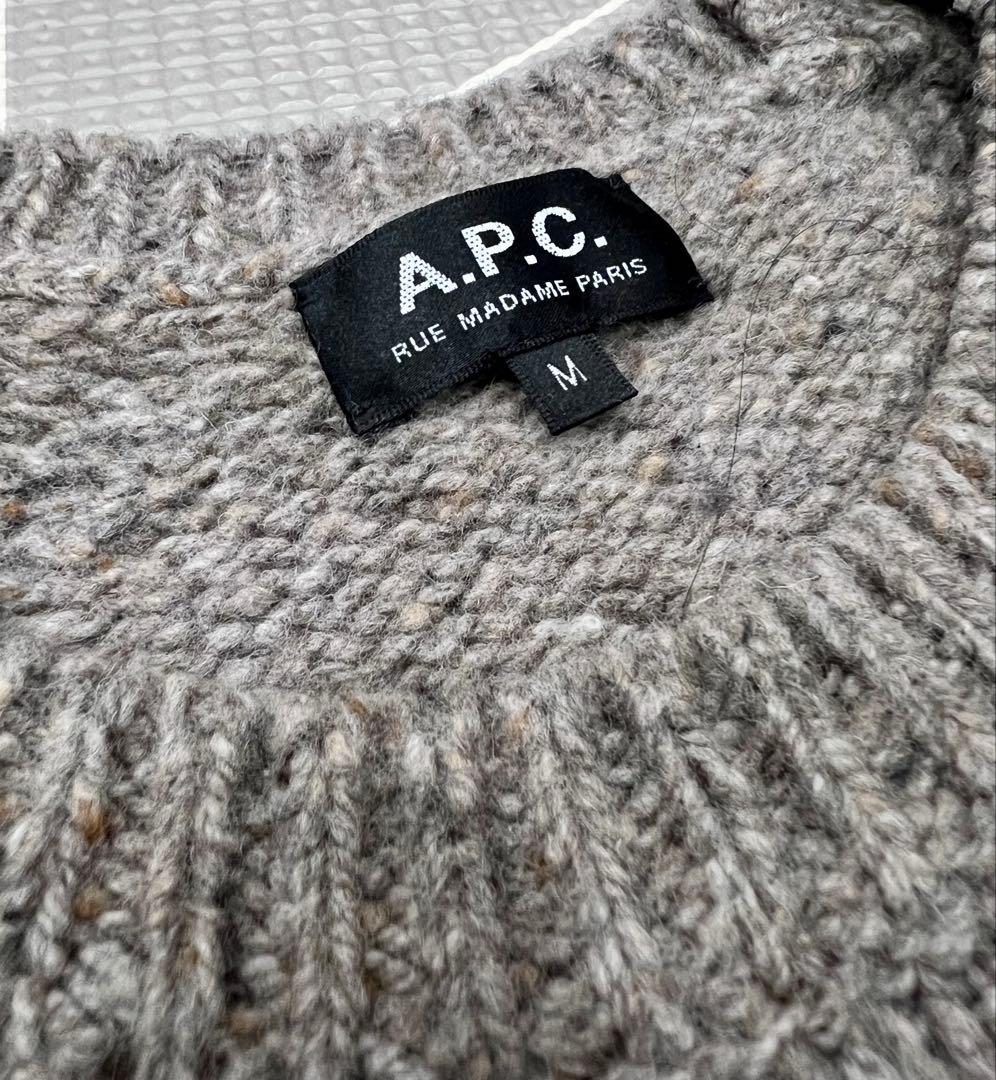 美品 A.P.C. メンズ クルーネックニット Mサイズ